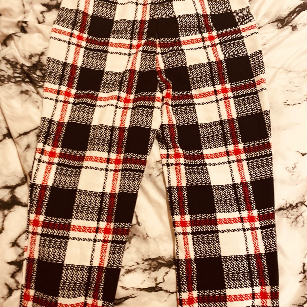 Jumpsuit plaid never worn
